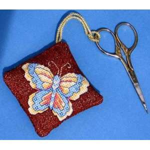  Butterfly Scissor Fob   Cross Stitch Pattern Arts, Crafts 