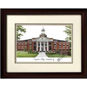Georgetown College Alma Mater Framed Lithograph  Sports 