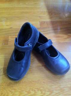 Stride Rite Makenzie Mary Jane MJ leather Navy Shoes 12  