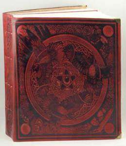 Morrigan Book of Shadows Leather Blank Book of Shadows Ox Blood Red 