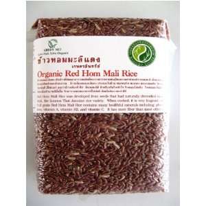   Red Hom Mali Rice 1 Kg in Vacuum Bag Fresh From Thai Farmer x1 Pack
