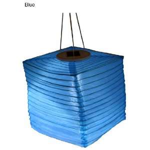  Silk Effects Solar Lantern Square shape Blue LT001H B 