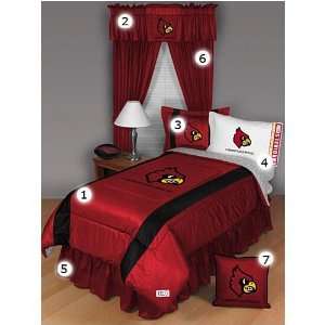  Louisville Cardinals Full Size Sideline Bedroom Set 