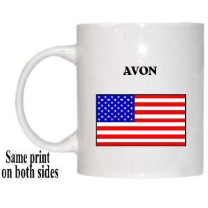  US Flag   Avon, Connecticut (CT) Mug 