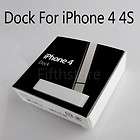   Apple iPhone 4 Dock Charger Sync Docking Station For iPhone 4 4S