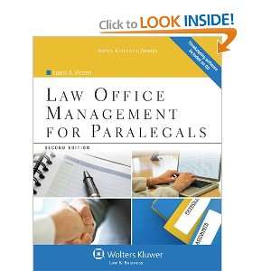  Law Office Management for Paralegals, Second Edition 