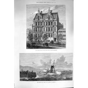  1874 Offices London School Board Ship Wreck Chusan