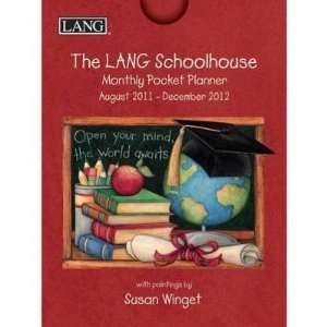  Schoolhouse by Susan Winget 2012 Monthly Pocket Planner 