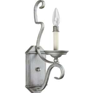 Progress Lighting P2941 44 One Light Wall Sconce with Ivory Candles 