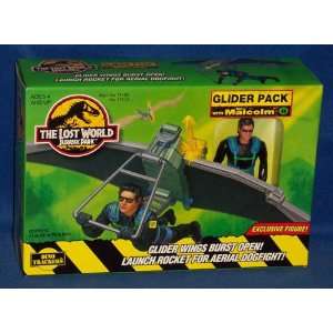   Park The Lost World Glider Pack with Ian Malcolm Toys & Games