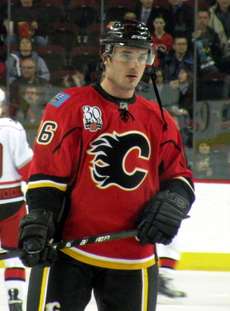 Ales Kotalik Calgary Flames Autographed Reebok Glove COA  