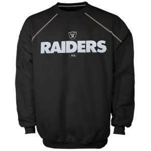  Oakland Raiders Black Max2 Crew Neck Sweatshirt Sports 