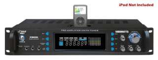 Pyle P1002AI 1000W Professional Hybrid Receiver & DJ Pre Amplifier/Amp 