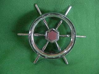 1955 Packard Clipper OEM Grille Center Emblem Ornament Chrome 