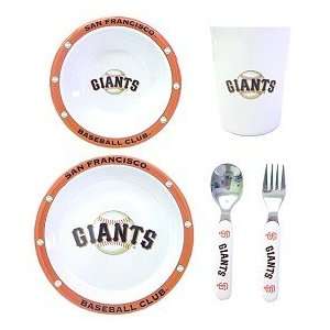   San Francisco Giants 5 Piece Childrens Dinner Set