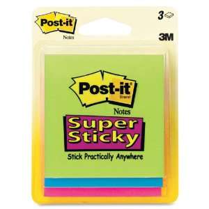  3M Commercial Ofc Sup Div 3321SSAN Super Sticky Pads, 3 in 