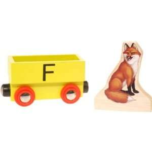 Wooden Alphabet Train  F (Fox) Toys & Games