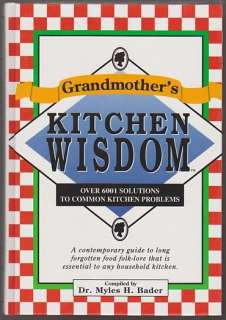 Grandmothers Kitchen Wisdom Over 6001 Solutions 1st E  