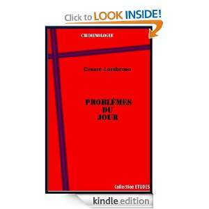 Problèmes du jour (French Edition) Cesare Lombroso   