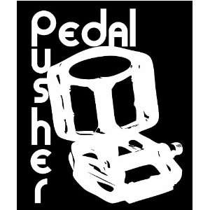 Pedal Pusher Bike Pedal Downhill Cross Country Road Fixie Vinyl Decal 