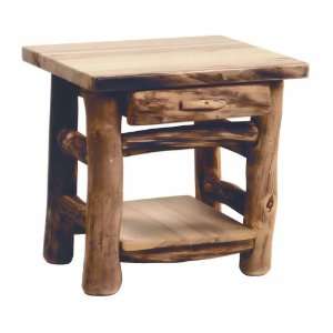  Aspen Mountain End Table with Drawer