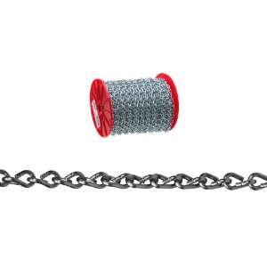 Campbell 0721627 Low Carbon Steel Double Jack Chain, Zinc plated, #16 