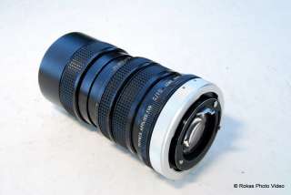 Used Canon Vivitar 70 150mm f3.8 FD close focusing zoom lens