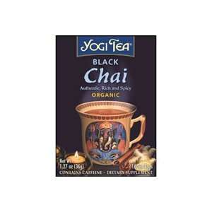  Yogi TEA Co. TEA Organic Black Chai 16 Bags Health 