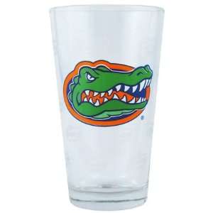  Florida Gators Pint Glasses  Set of 4 Gators Beer Glasses 