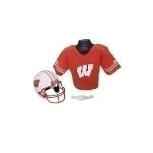  Wisconsin Badgers NCAA Jersey and Helmet Set Sports 
