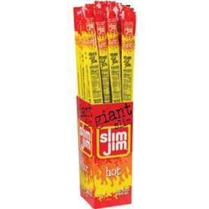 Slim Jim Giant Slim Hot   24 Pack Grocery & Gourmet Food