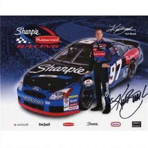    Kurt Busch Autographed Sharpie 8.5x11 Promo