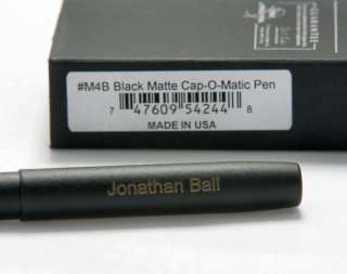 Personalized #M4B Matte Black Fisher Space Pen  
