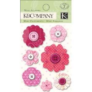  K&Company Kelly Panacci Valentine Stitched Mini Accents 