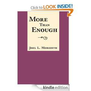 More Than Enough Joel L. Meredith  Kindle Store