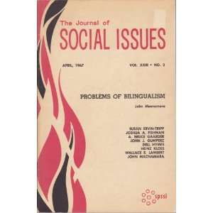  The Journal of Social Issues Vol. 23, No. 2 N/A Books