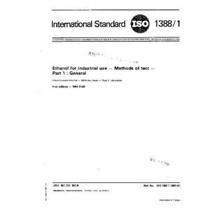  ISO 1388 11981, Ethanol for industrial use    Methods of 
