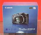   Canon PowerShot SX150 IS 14.1 MP Black Digital Camera 