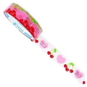  transparent cherries Deco Tape Scotch tape cute Toys 