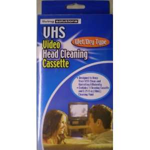  VHS Video Head Cleaning Cassette (wet / dry) Electronics