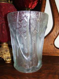 Antique Josef Inwald Barolac Czech Glass Czech Vase  