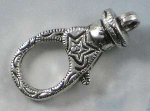   Silver Star Rotating Swivel Lobster Claw Clasps Lanyard   P394  