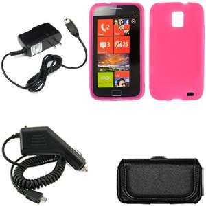  iFase Brand Samsung Focus S i937 Combo Solid Hot Pink 