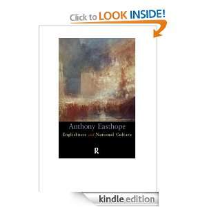 Englishness and National Culture Antony Easthope  Kindle 