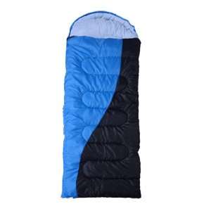  Aosom 23 degree Cool Weather Scoop Sleeping Bag   Blue 