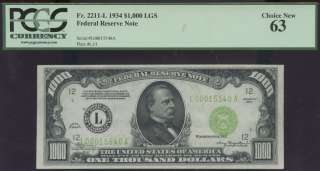 The high denomination bills were issued in a small size in 1929, along 