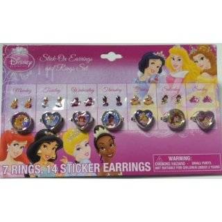  Disney Princess Stick On Earrings And Ring Set   Disney 
