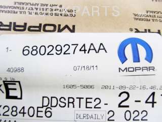 2008 2010 Dodge Challenger 6.1 HEMI Hood Emblem Decal Nameplate MOPAR 