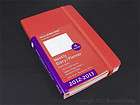 Moleskine 18 Month 2012 2013 Pocket Sized Red Weekly Planner 3½ X 