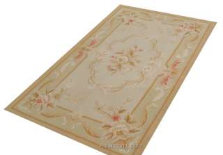 COUNTRY FRENCH PASTEL Aubusson Area Rug FREE SHIP Wool Handmade NOT 